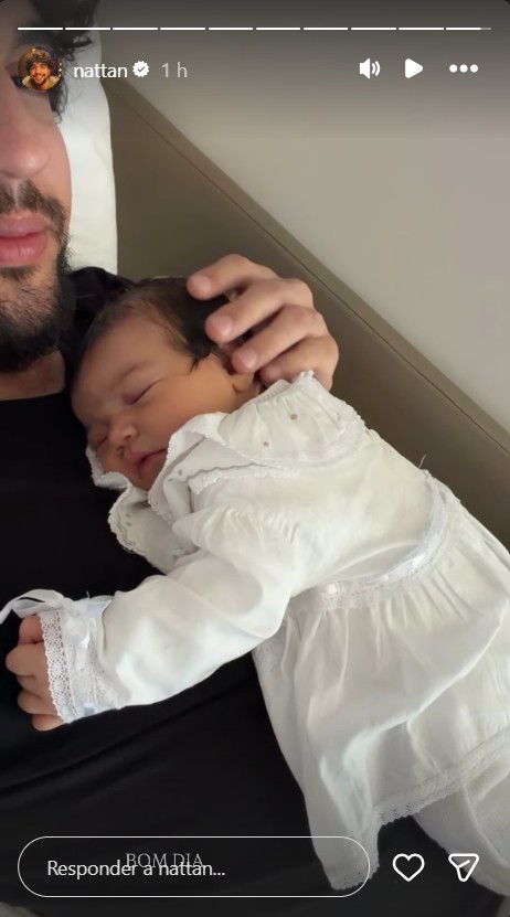 Nattan com a filha, Zuza - Foto: Reprodução / Instagram @nattan