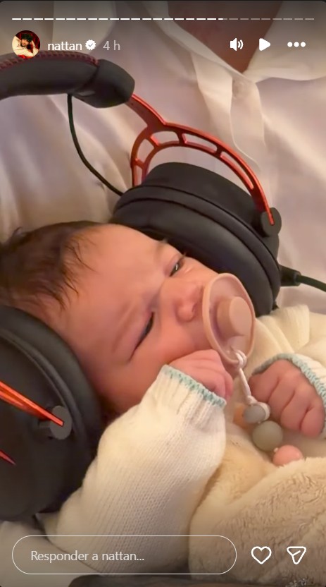 Zuza Helena, filha de Nattan e Rafa Kalimann - Foto: Reprodução / Instagram @nattan