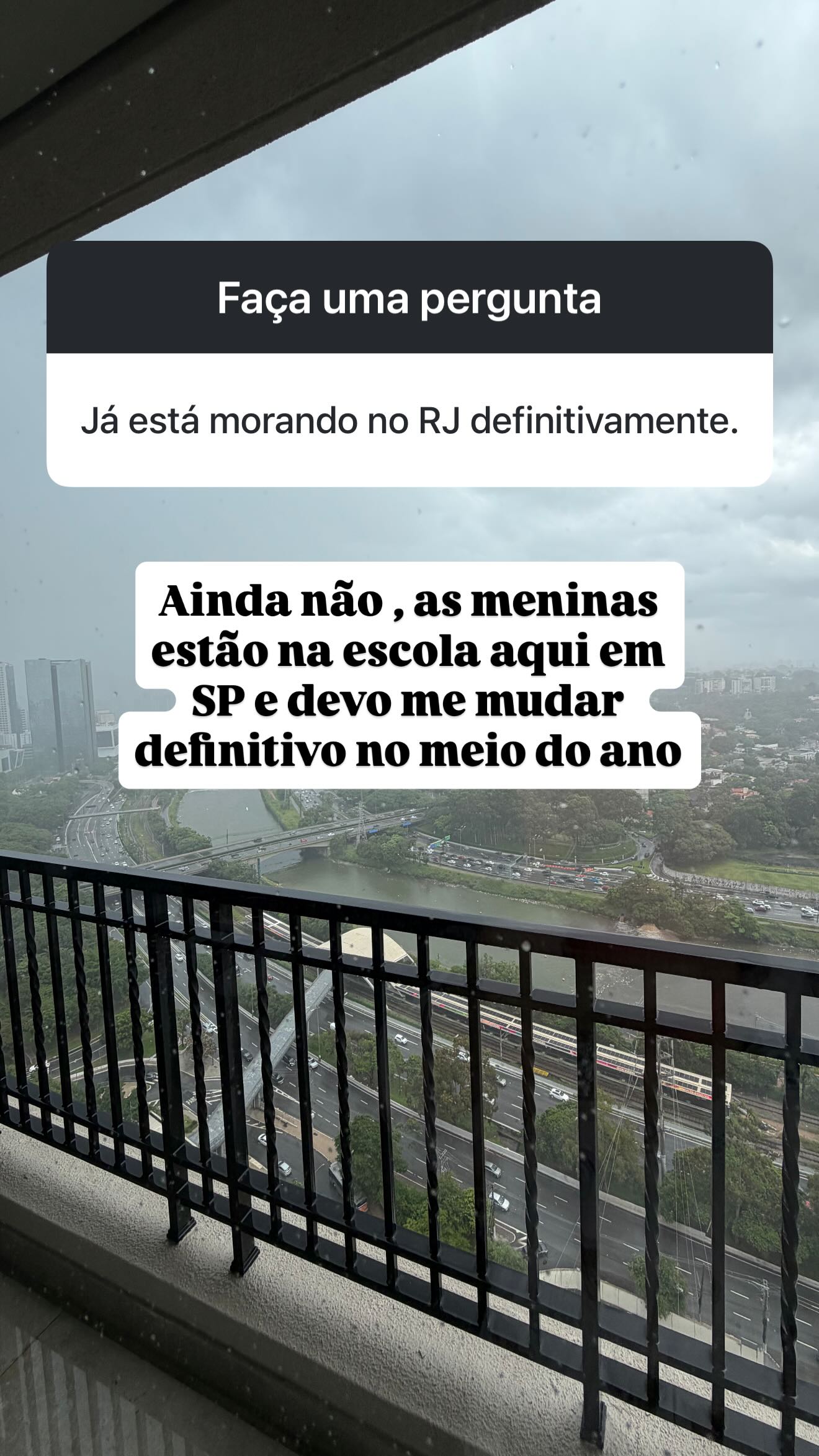 Storie de Ticiane Pinheiro no Instagram
