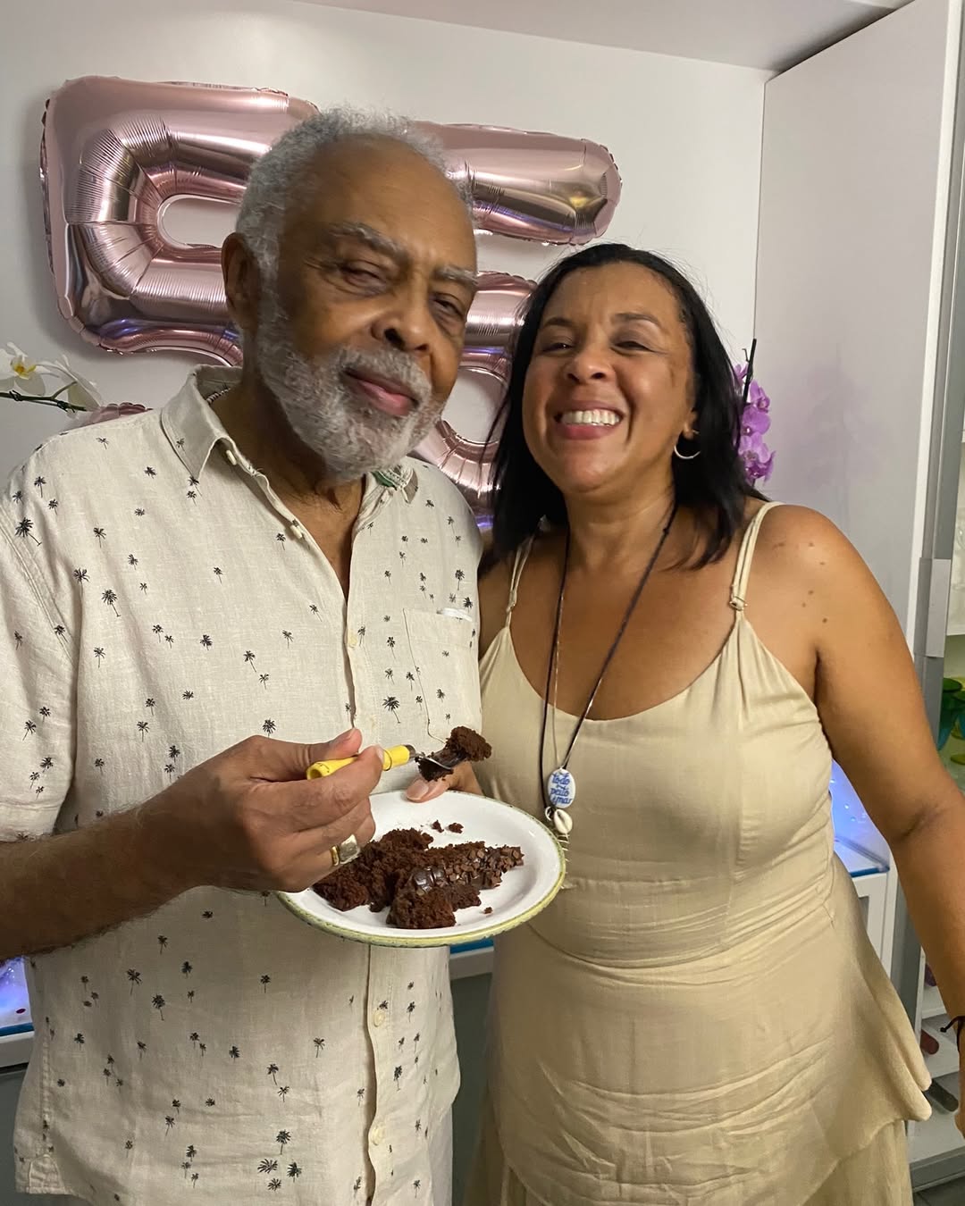 Gilberto Gil celebra aniversário da filha - Foto: Reprodução/Instagram