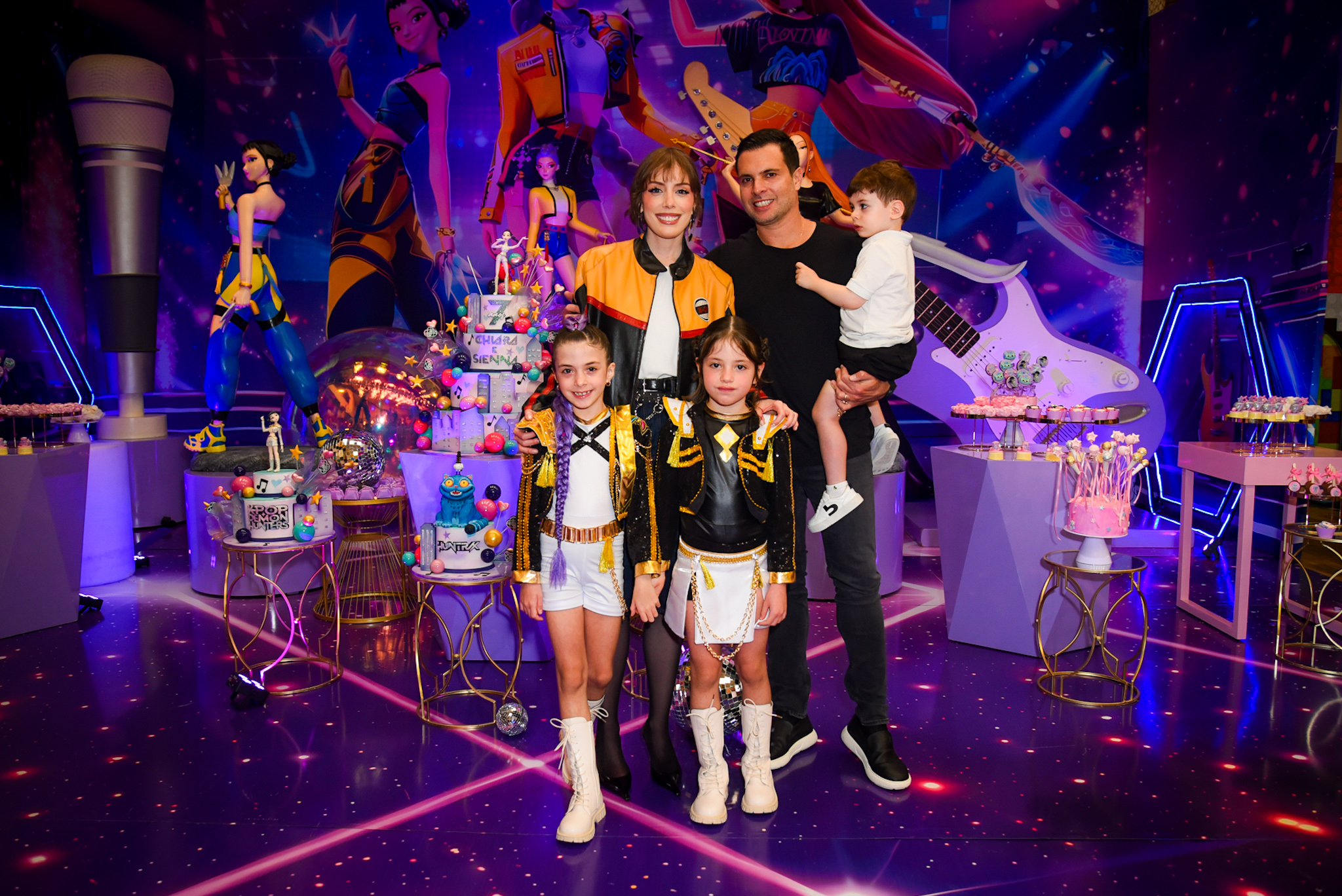 Festa de aniversário de Chiara e Sienna, filhas de Fabiana Justus - Foto: Andy Santana / Brazil News
