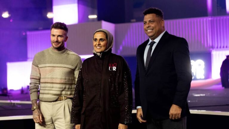 Irmã do Emir do Qatar recebeu modelos brasileiras para evento destinado a crianças carentes
