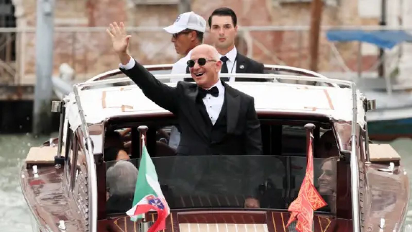 Jeff Bezos realizou a cerimônia - Ernesto Ruscio/Getty Images