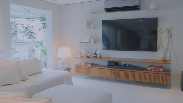 Filha de apresentadora famosa vive em apartamento de luxo com cadeiras de 150 quilos em SP