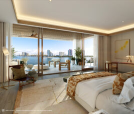 Residência em Six Fisher Island tem vista para o mar - Foto: Divulgação