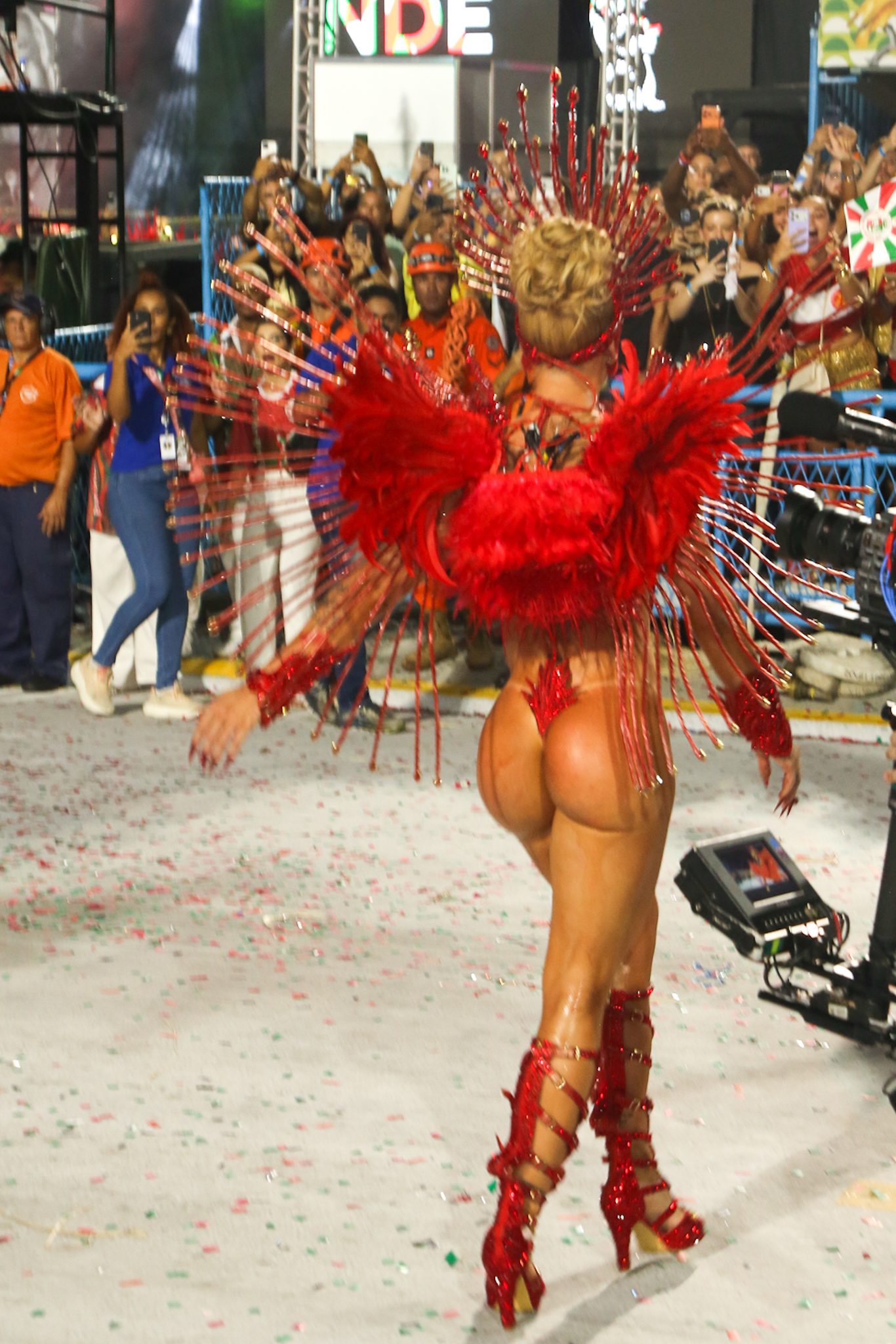 Virginia tira costeiro para sambar com a Grande Rio - Foto: Dilson Silva/Agnews
