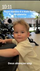 Virginia postou uma declaração para o filho caçula - Foto: Reprodução/Instagram @virginia