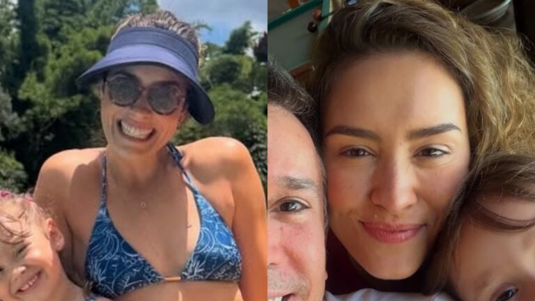 Ex-atriz da Globo, Amanda Richter curte Carnaval tranquilo com marido e filha: ‘No nosso ritmo’