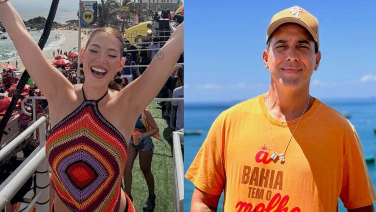 Ana Clara e André Marques surgem curtindo Carnaval juntos e levantam suspeitas de romance