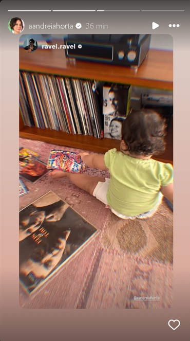 Andréia Horta posta foto da filha – Foto: Instagram