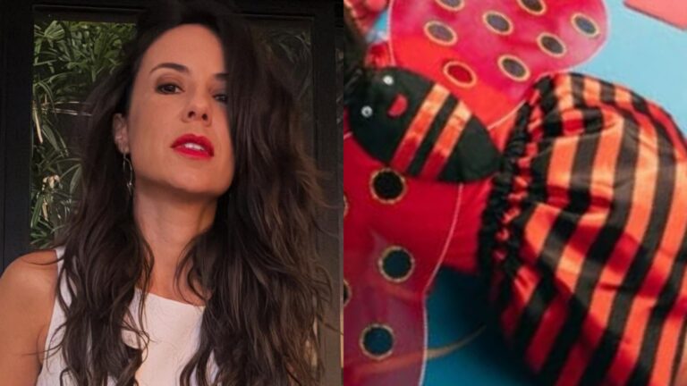 Filha de Andréia Horta chama atenção ao surgir fantasiada