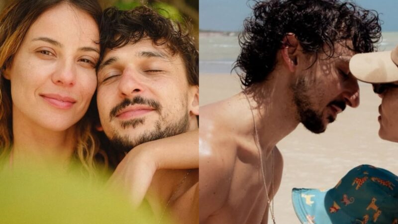 Marido de Andréia Horta mostra foto inédita do casal com a filha de 1 ano: ‘Amor’