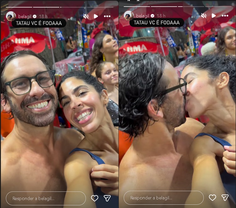 Bela Gil no Carnaval de Salvador — Foto: Reprodução/Instagram