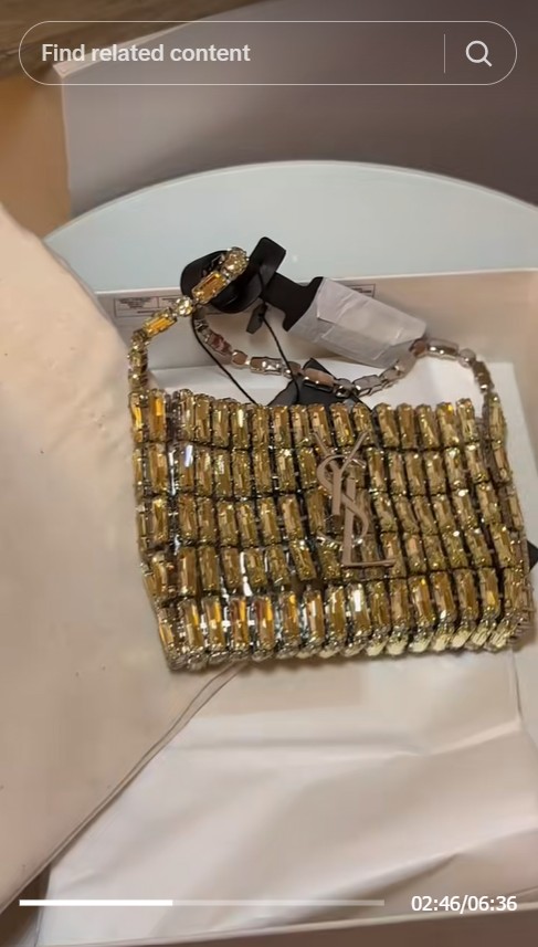 Maira Cardi mostra nova bolsa de grife - Foto: Reprodução/TikTok @cardinigro