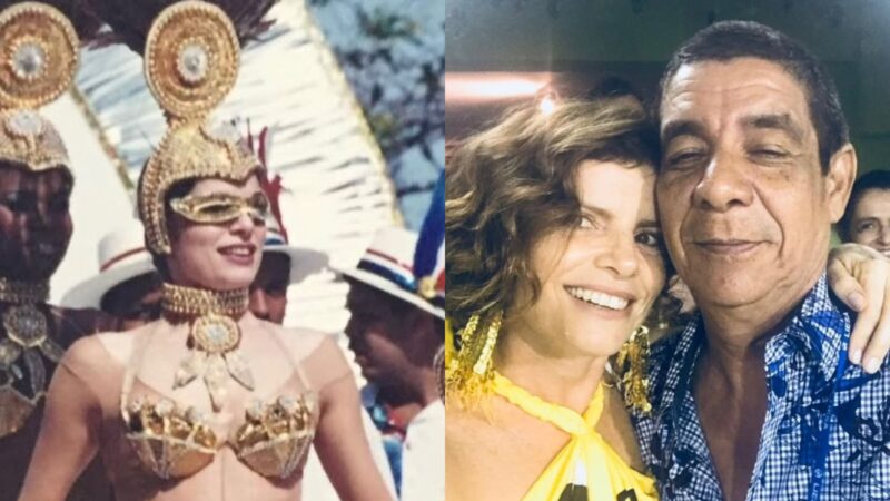 Debora Bloch abre baú de Carnaval com fotos raríssimas na Sapucaí