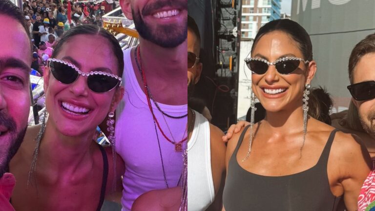 Mari Gonzalez curte Carnaval em Salvador ao lado do namorado, filho de Bell Marques