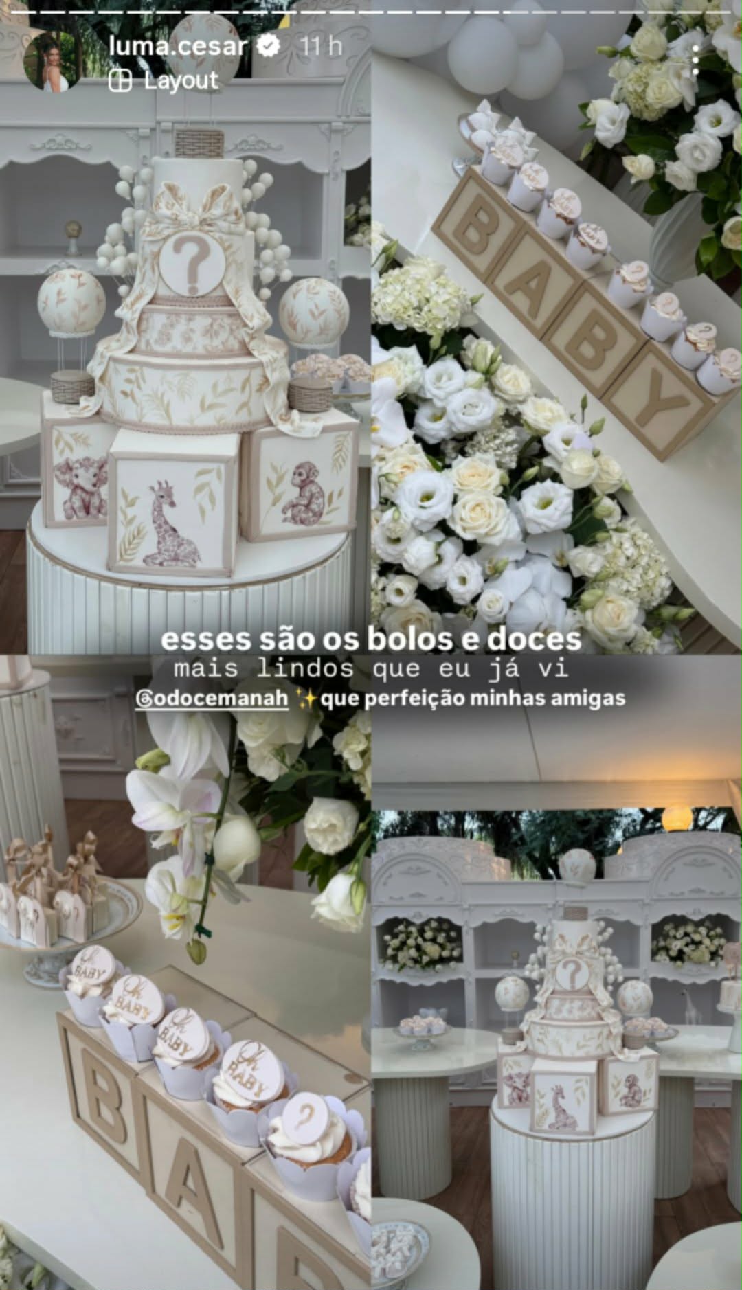 Chá revelação de Luma Cesar e Ed Beccle - Foto: @luma.cesar