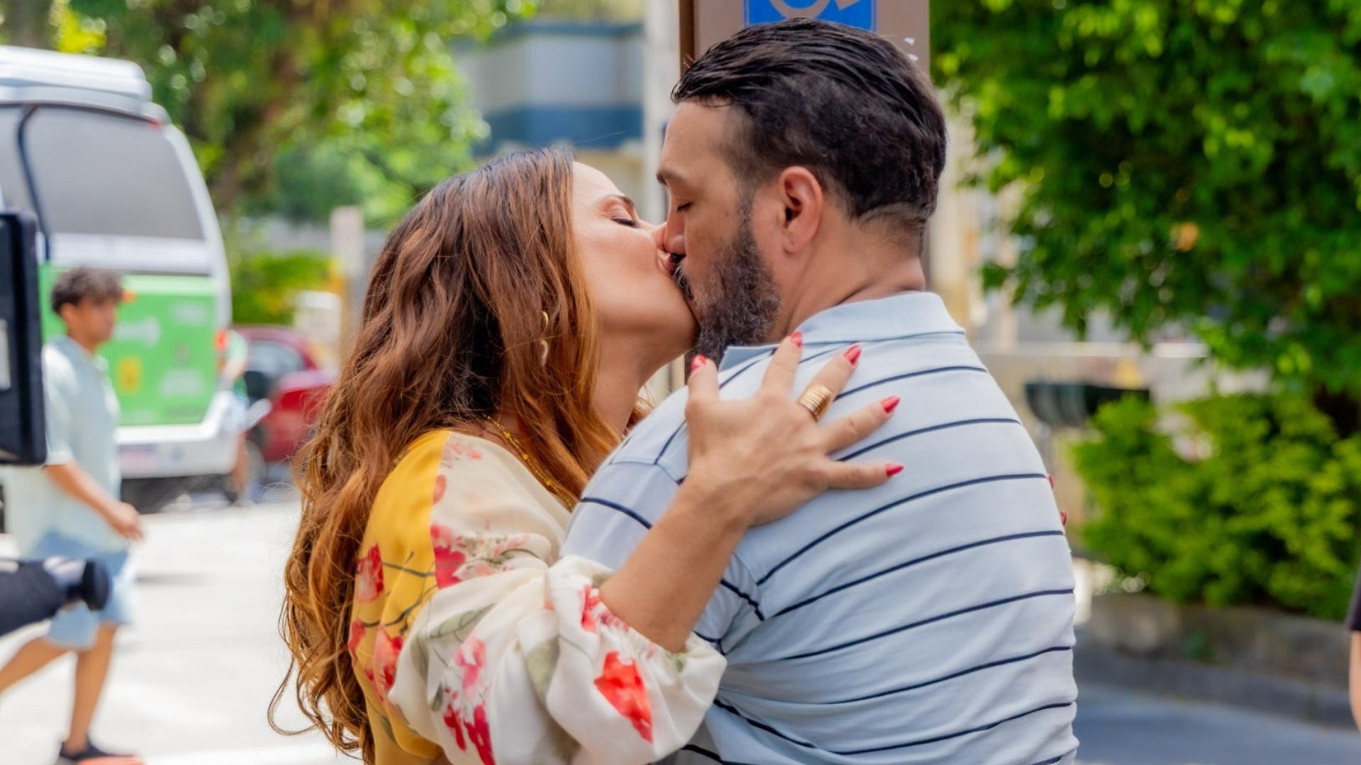 Consuelo (Viviane Araújo) e Misael (Belo) em Três Graças - Foto: Beatriz Damy / Globo