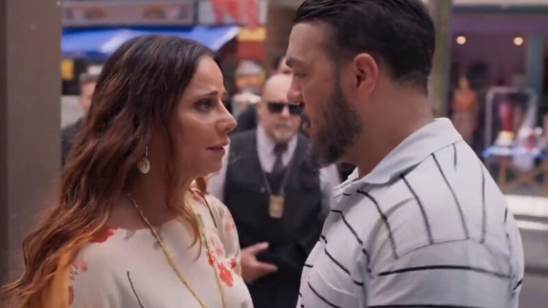 Consuelo (Viviane Araújo) e Misael (Belo) em Três Graças - Foto: Reprodução / TV Globo