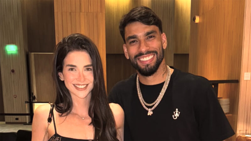Duda Fournier e Lucas Paquetá - Foto: Reprodução / Instagram