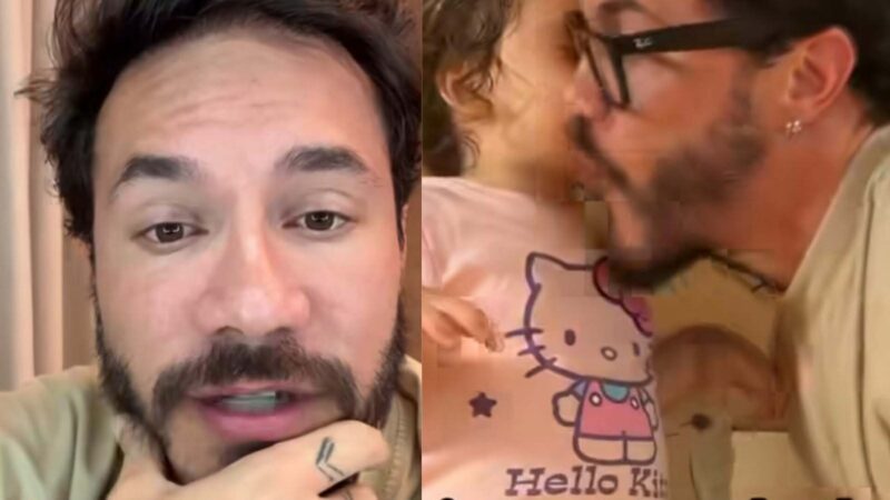 Eliezer fala sobre não concordar com os pais beijarem a boca dos filhos