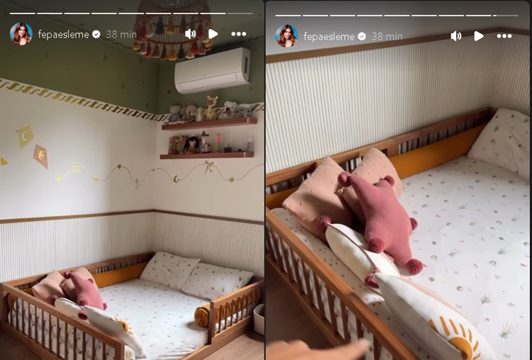 Fernanda Paes Leme mostra o quarto da filha - Foto: Reprodução/Instagram