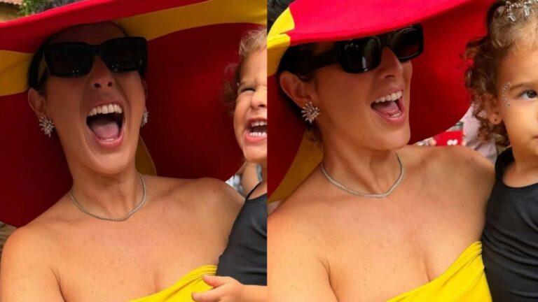 Fernanda Paes Leme surpreende com escolha de fantasia de Carnaval para ela e a filha