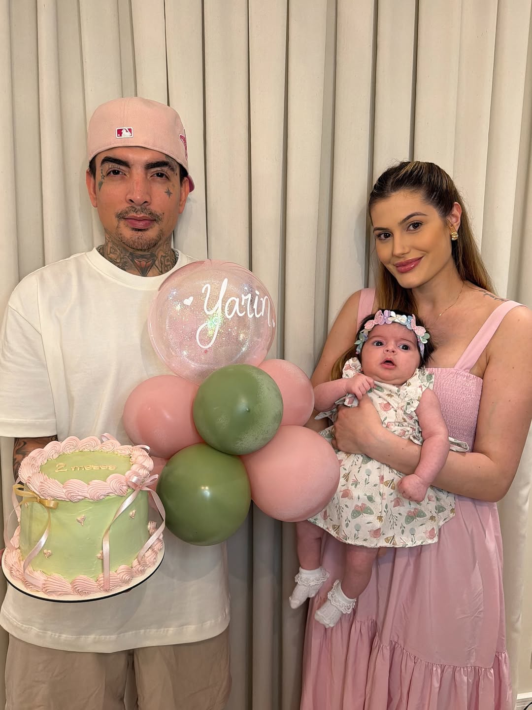 MC Guimê e Fernanda Stroschein celebram 2 meses da filha - Foto: Reprodução / Instagram @mcguime