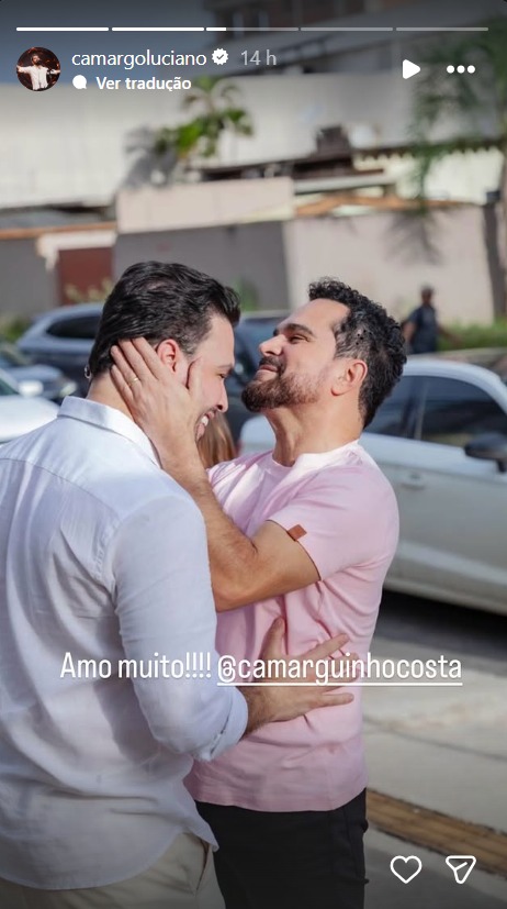 Luciano Camargo com o filho, Nathan - Foto: Reprodução/Instagram @camargoluciano
