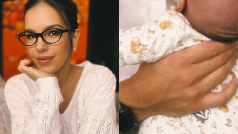 Mariana Rios mostra detalhe do rostinho do filho, Palo: ‘Cópia da mamãe’