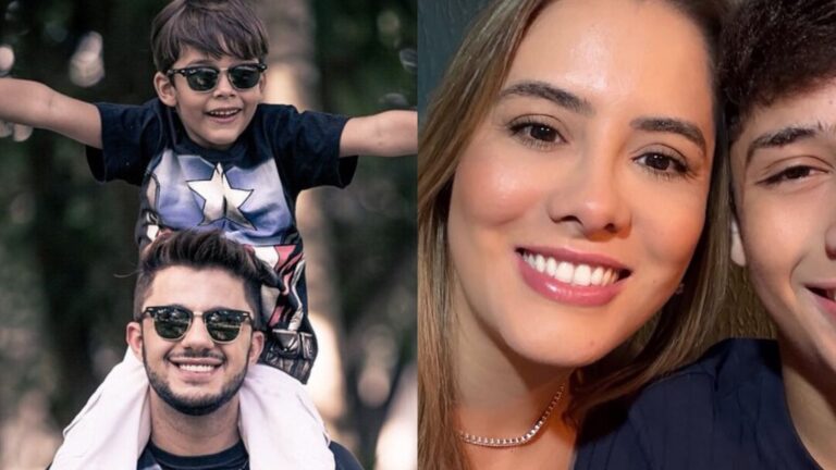 Filho de Cristiano Araújo ganha homenagem da mãe em aniversário de 17 anos
