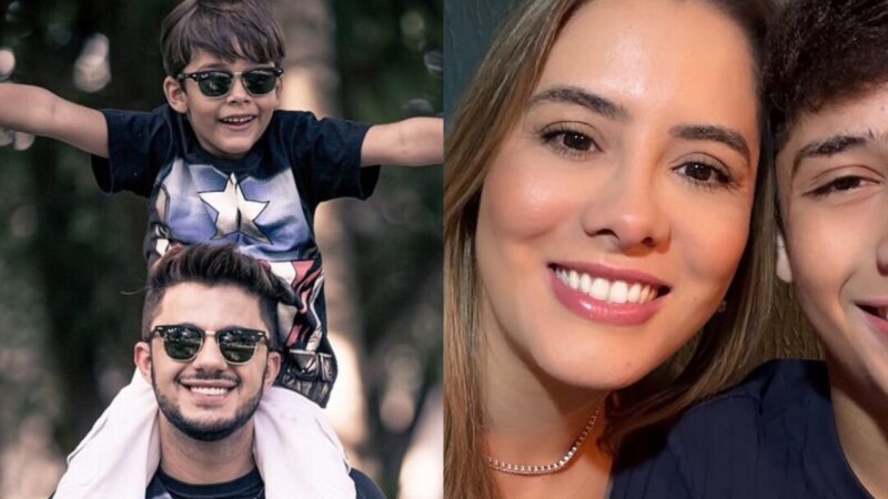 Filho de Cristiano Araújo ganha homenagem da mãe em aniversário de 17 anos