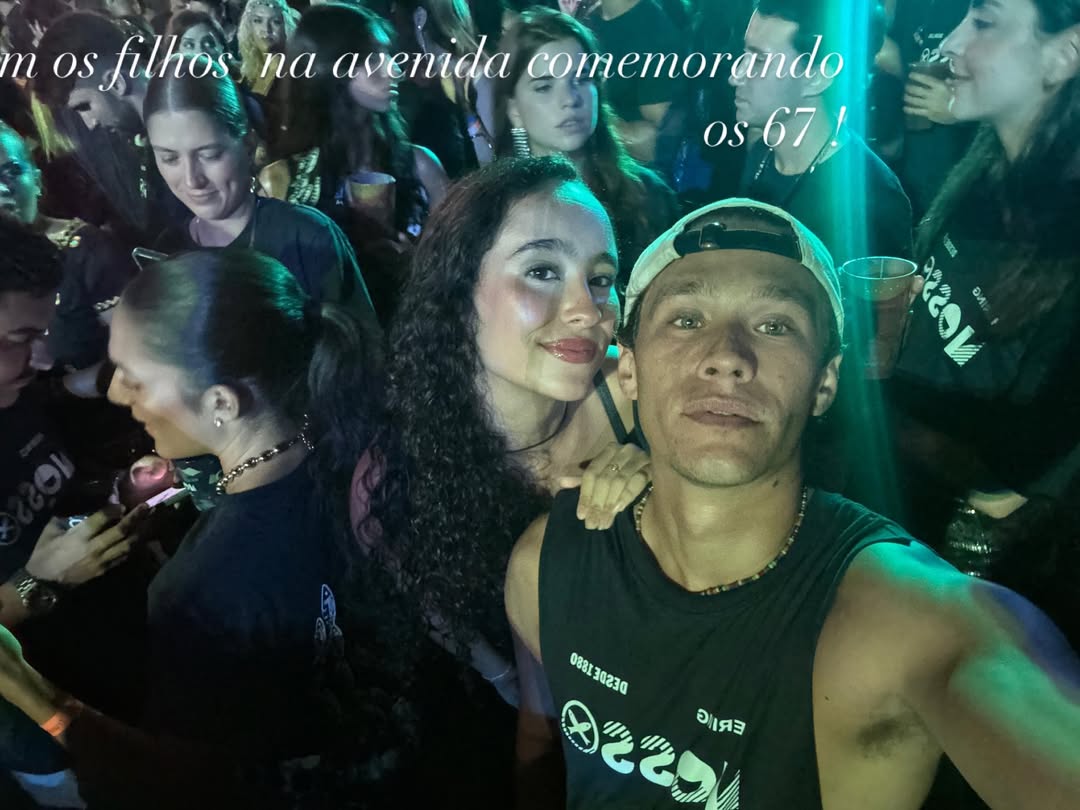 Irene e Antonio, filhos de Chico Díaz - Foto: Reprodução / Instagram @chicodiaz_arte