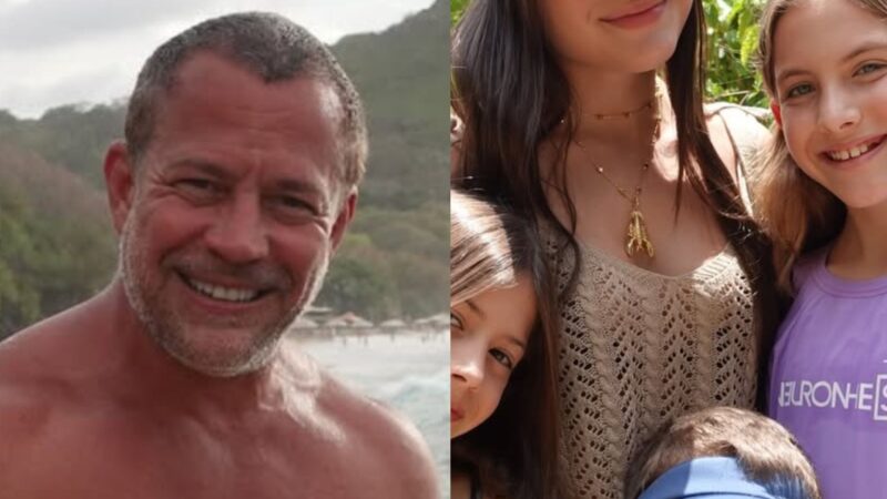 Filhos de Malvino Salvador chamam atenção durante viagem a Noronha: ‘Lindos’