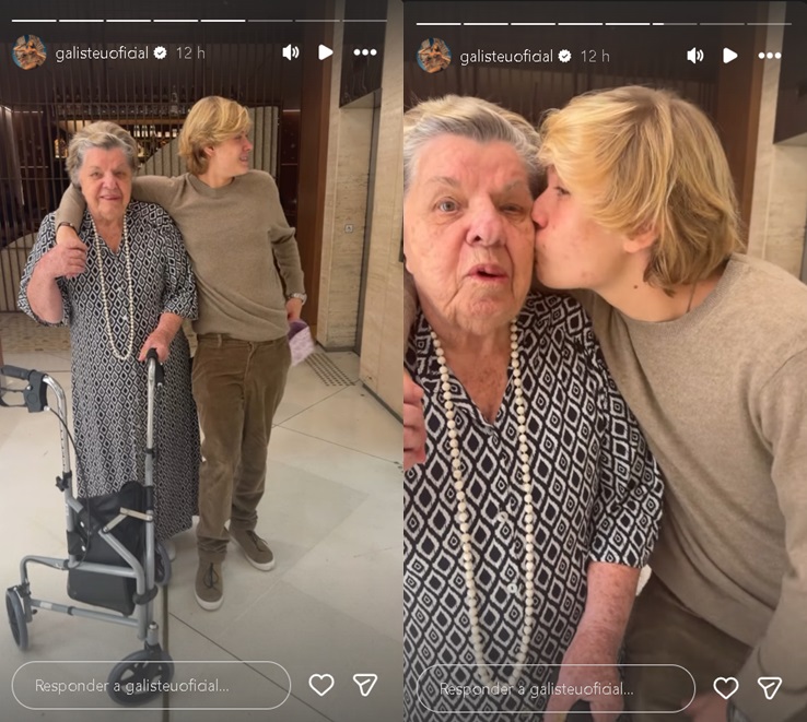 Adriane Galisteu registra momento com a mãe e o filho - Foto: Reprodução/Instagram