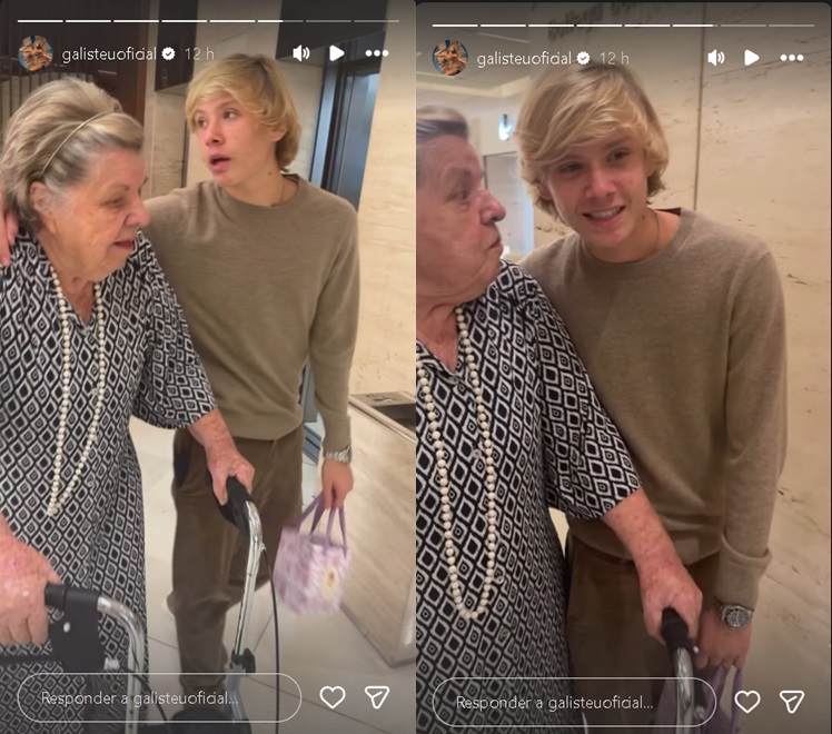 Adriane Galisteu registra momento com a mãe e o filho - Foto: Reprodução/Instagram