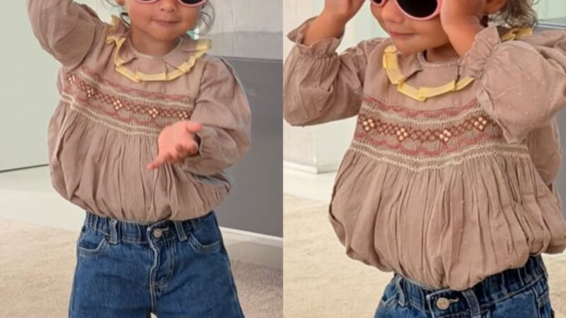 Helena, filha de Neymar Jr, esbanja fofura e simpatia ao posar para novas fotos