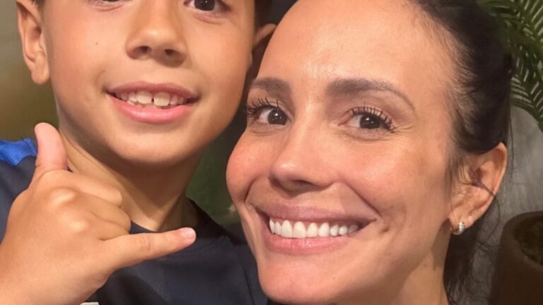 Ju Knust posta fotos raras no aniversário de 11 anos do filho caçula: ‘Coração lindo’