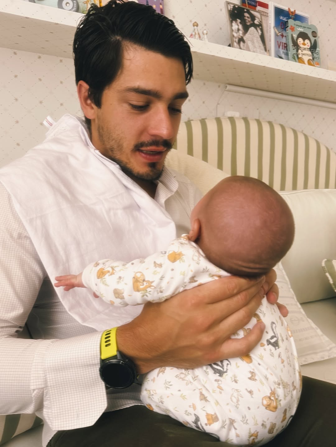 Juca Diniz com o filho, Palo - Foto: Reprodução / Instagram @marianarios 