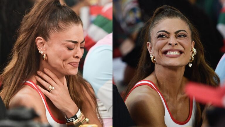 Juliana Paes chora e vibra com a vitória da Viradouro no carnaval do Rio de Janeiro