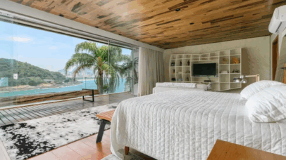 Quarto luxuoso da mansão - Foto: Divulgação