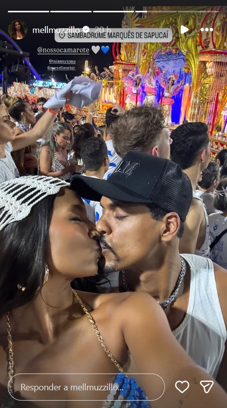 Mell Muzzillo e Marcello Melo Jr - Foto: Reprodução/Instagram @mellmuzzillo