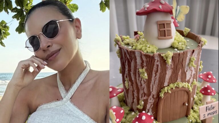 Mariana Rios revela qual é o sabor do bolo de mêsversario do filho, Palo