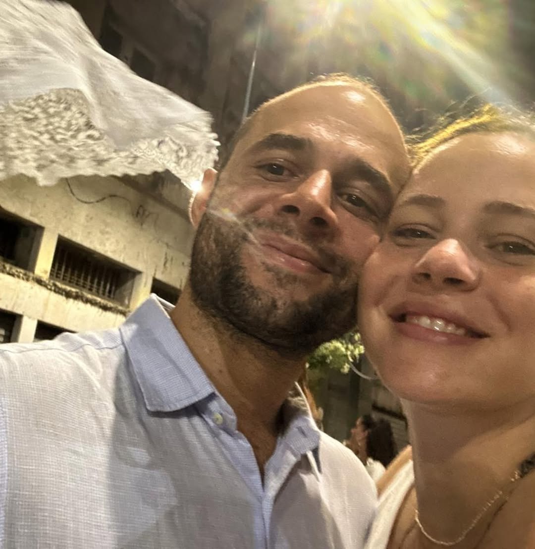 Leandra Leal com o marido, Guilherme Burgos - Foto: Reprodução / Instagram @leandraleal 