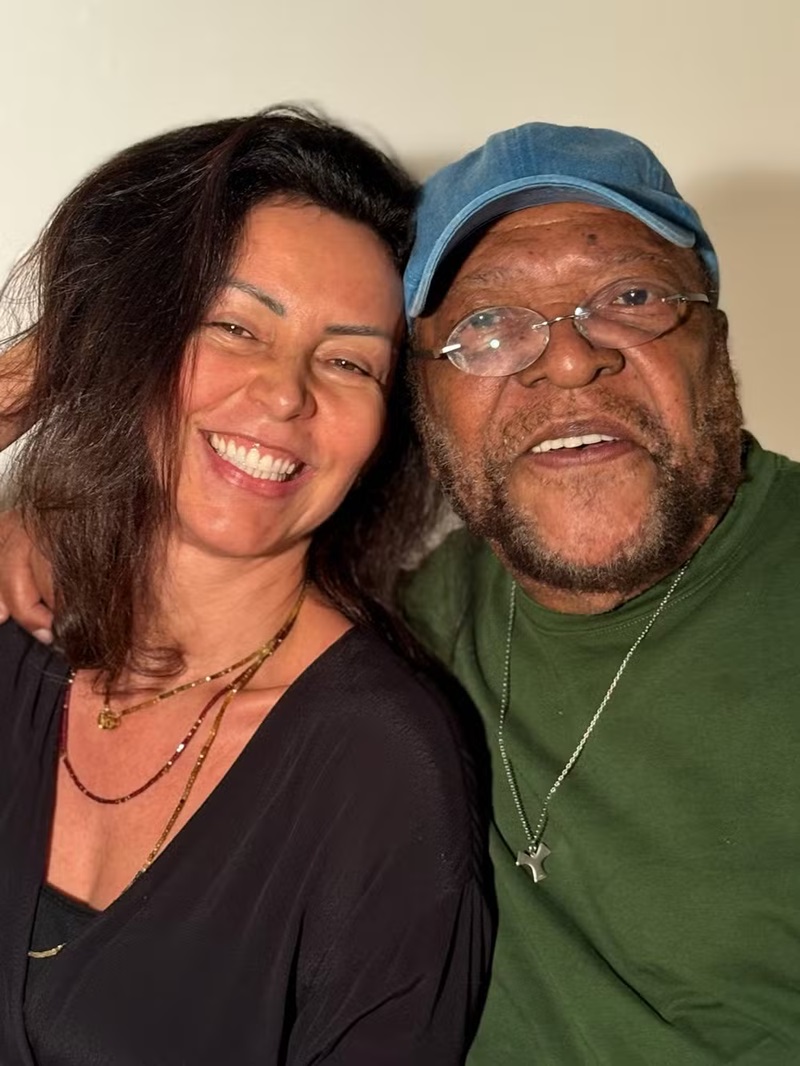 Martinho da Vila e a esposa— Foto: Reprodução/ Instagram