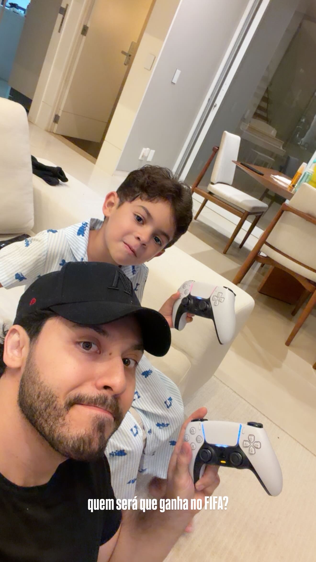 Murilo Huff mostra foto com o filho, Léo – Foto: Reprodução / Instagram