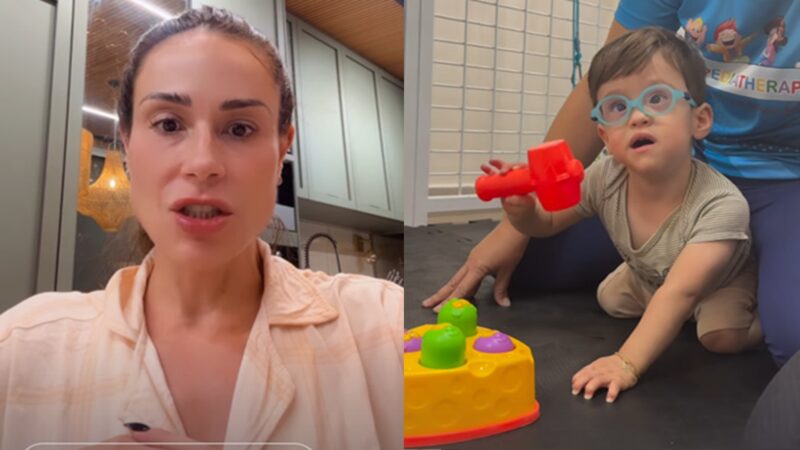 Nadja Haddad conta quantas funcionárias ajudam com o filho e explica dinâmica desde a UTI