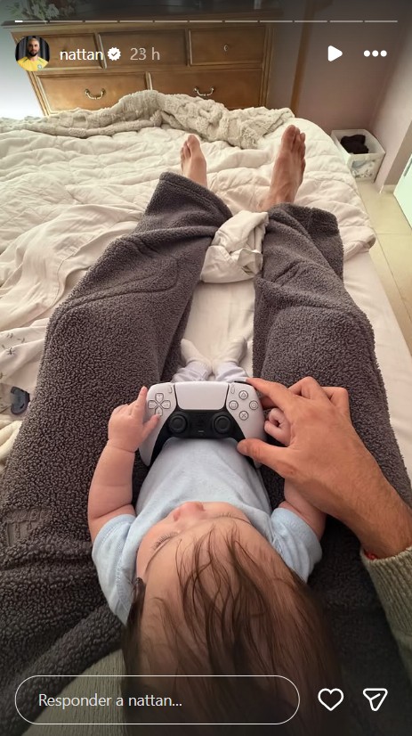 Nattan com a filha, Zuza - Foto: Reprodução/Instagram @nattan