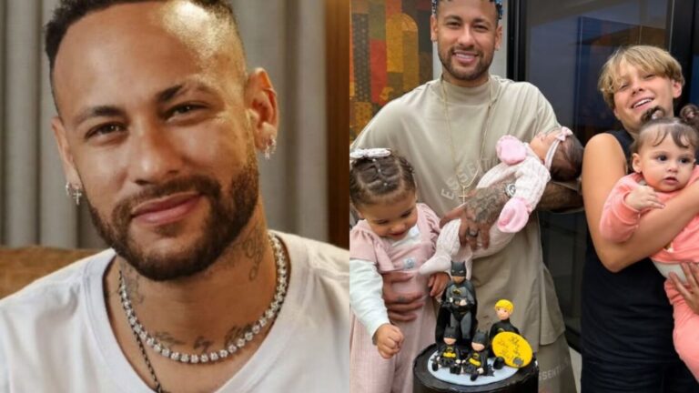 Neymar Jr desabafa sobre distância dos filhos, Davi e Helena: ‘Não tem…’