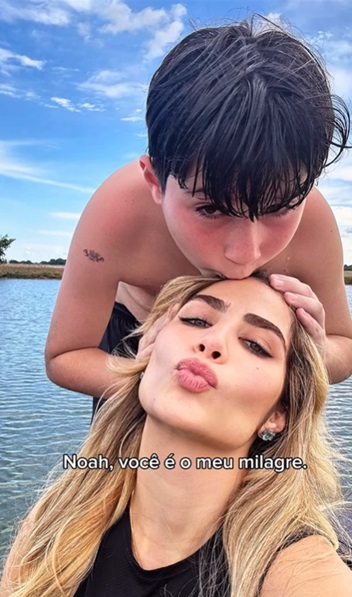 Jéssica Beatriz e o filho - Foto: Instagram